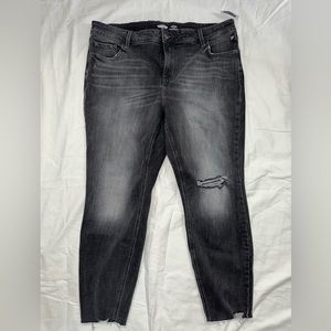 Size 18 Old Navy rockstar grey skinny jeans
